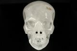 Realistic, Polished Quartz Crystal Skull #199593-1